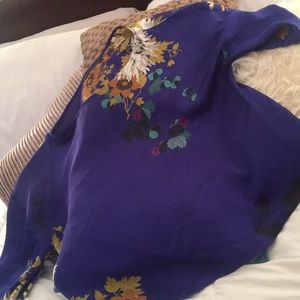 Zara floral blouse